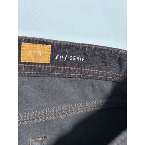 Corduroy Pilcro & The Letterpress Womens Pants Fit Serif No 31 Brown - Picture 15 of 16